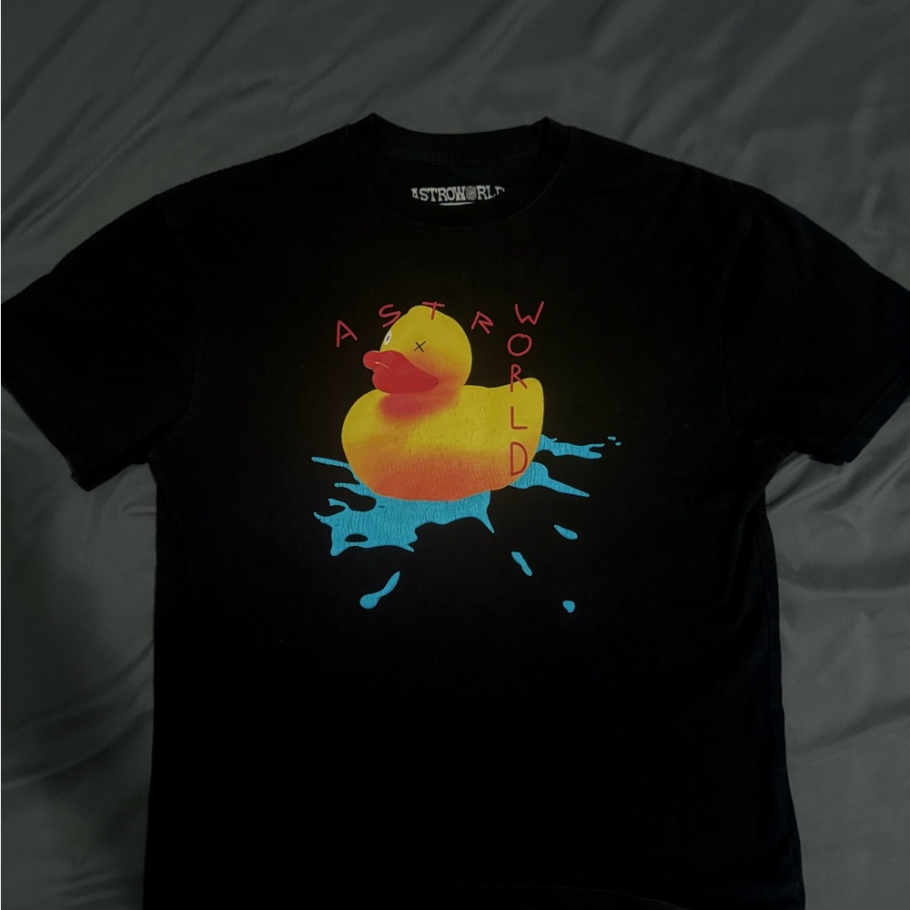 Travis Scott Black Astroworld Duck Tee